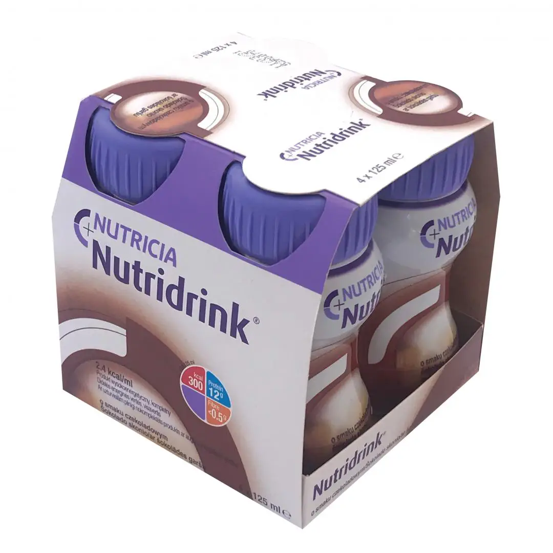 Nutricia Nutridrink o smaku czekoladowym 4 x 125 ml - 1 - Apteka HIT