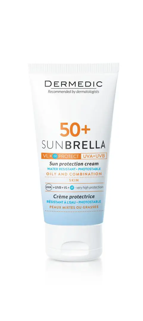 Dermedic Sunbrella Krem ochronny SPF 50+ do skóry tłustej i mieszanej 50 g - 1 - Apteka HIT