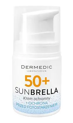 Dermedic Sunbrella Krem ochronny SPF 50+ ochrona przed fotostarzeniem 55g - 1 - Apteka HIT