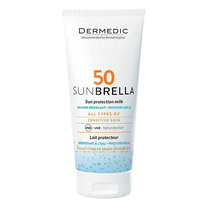 Dermedic Sunbrella Mleczko ochronne SPF 50 100 g - 1 - Apteka HIT