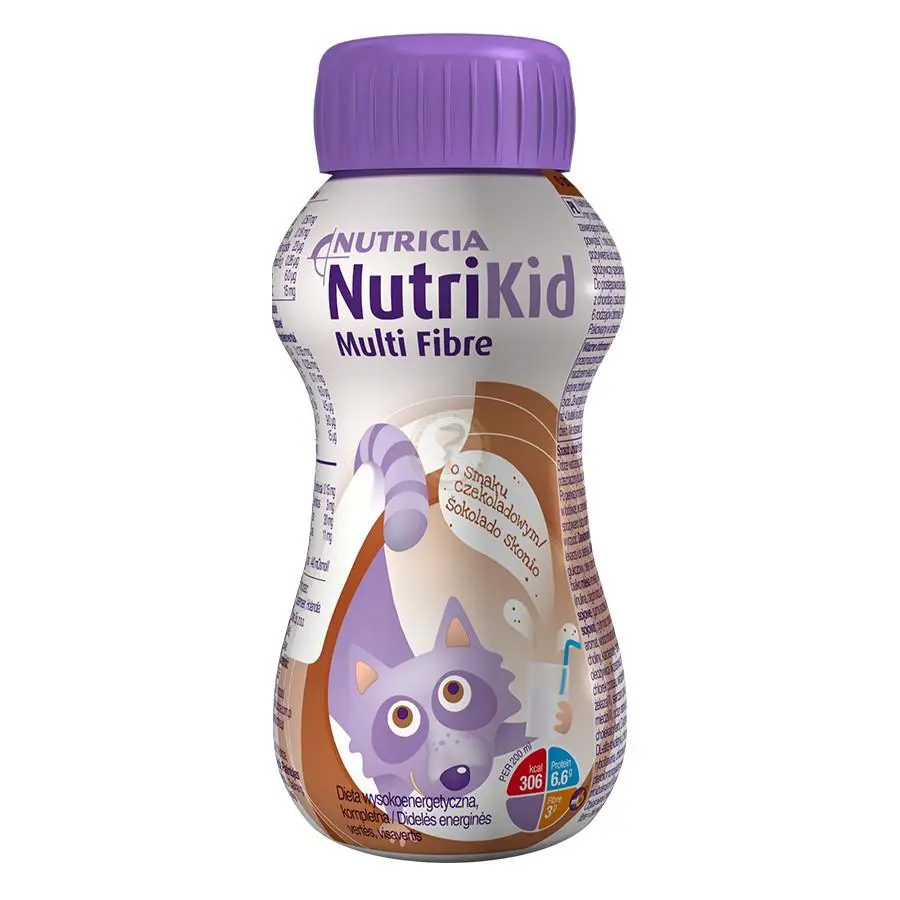 Nutricia NutriKid Multi Fibre smak czekoladowy 200 ml - 1 - Apteka HIT