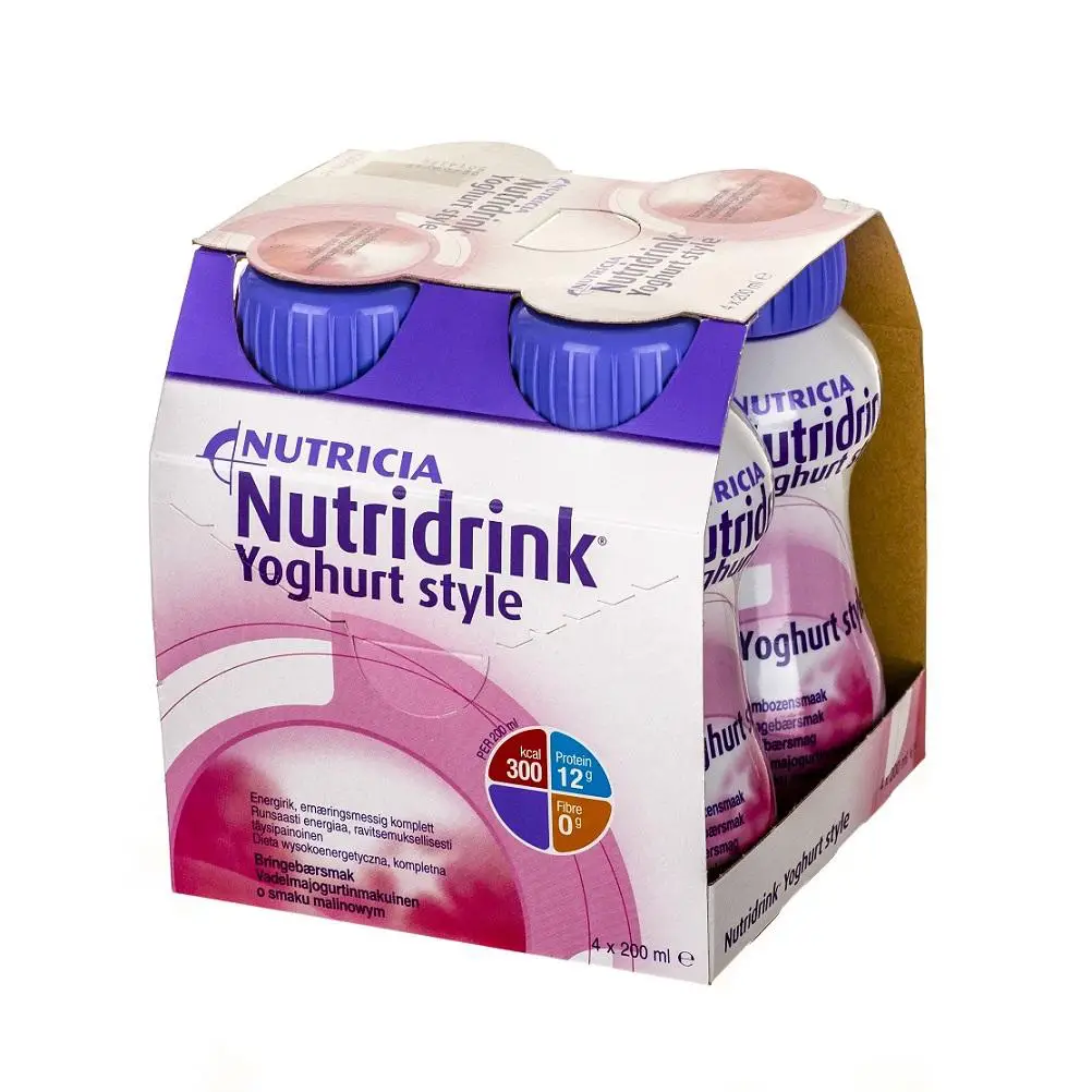 Nutricia Nutridrink Yoghurt Style o smaku malinowym 4 x 200 ml - 1 - Apteka HIT