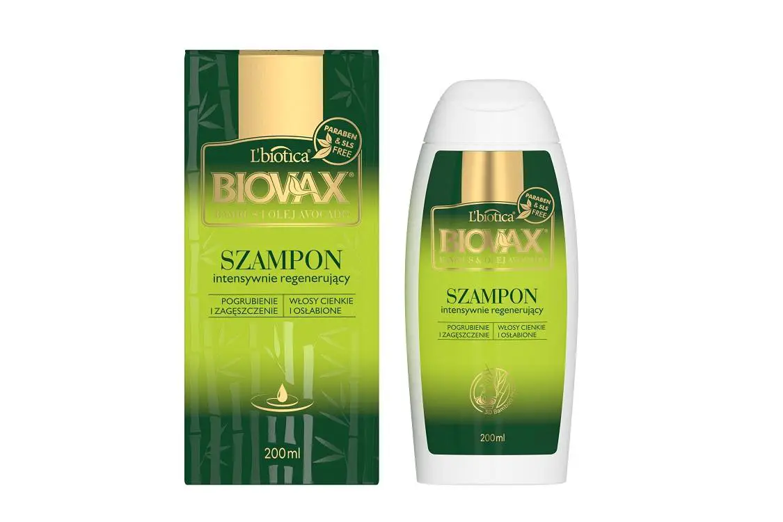 LBiotica Biovax Bambus Olej Avocado szampon 200 ml - 1 - Apteka HIT