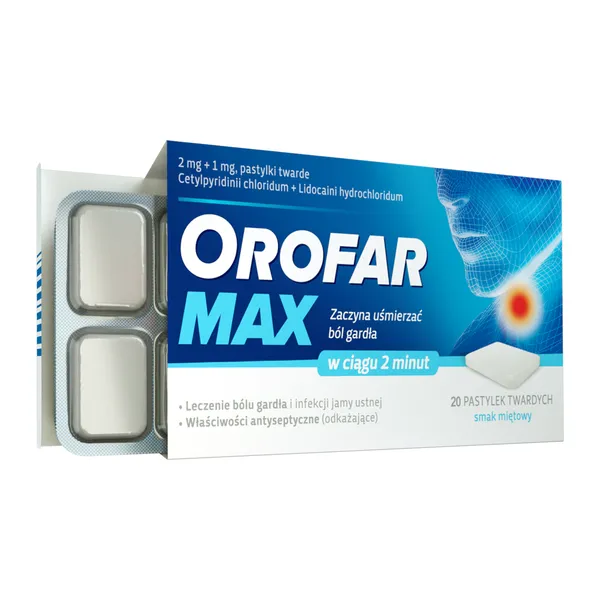 Orofar Max 20 pastylek - 1 - Apteka HIT