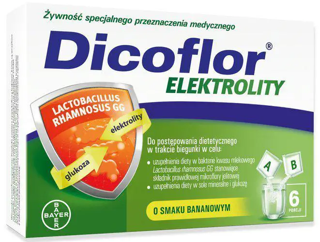 Dicoflor Elektrolity 12 saszetek - 1 - Apteka HIT