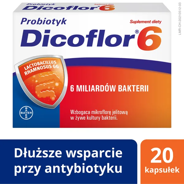 Dicoflor 6 20 kapsułek - 1 - Apteka HIT