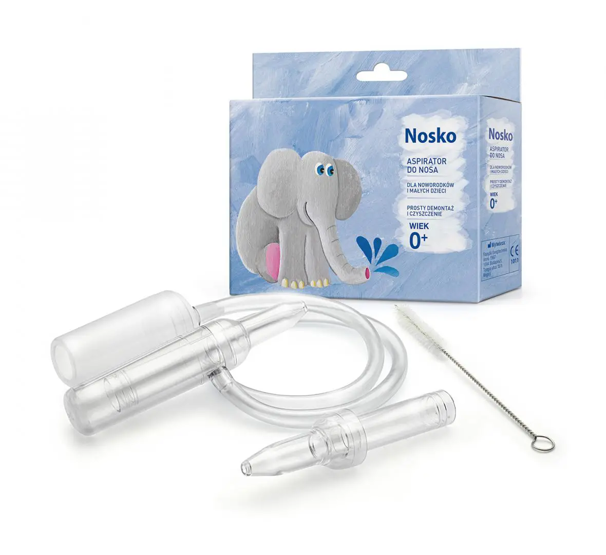 Nosko aspirator do nosa dla noworodków i małych dzieci - 1 - Apteka HIT