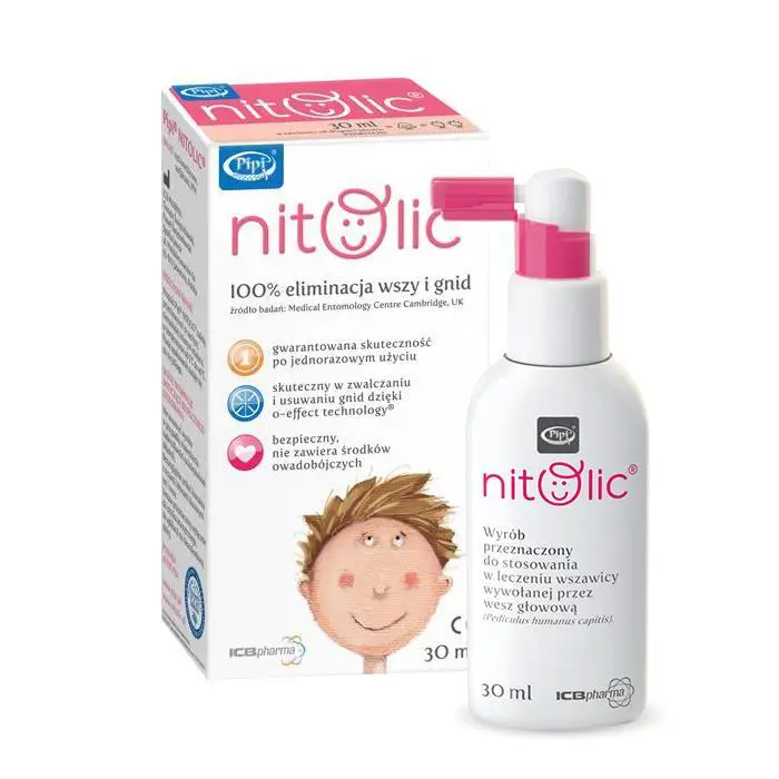 Pipi Nitolic spray przeciw wszawicy 30 ml + grzebień - 1 - Apteka HIT