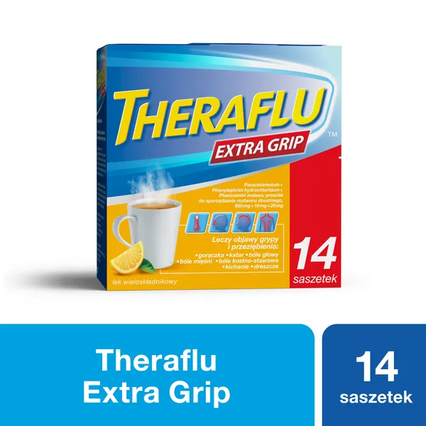 Theraflu ExtraGRIP 14 sasz. - 1 - Apteka HIT