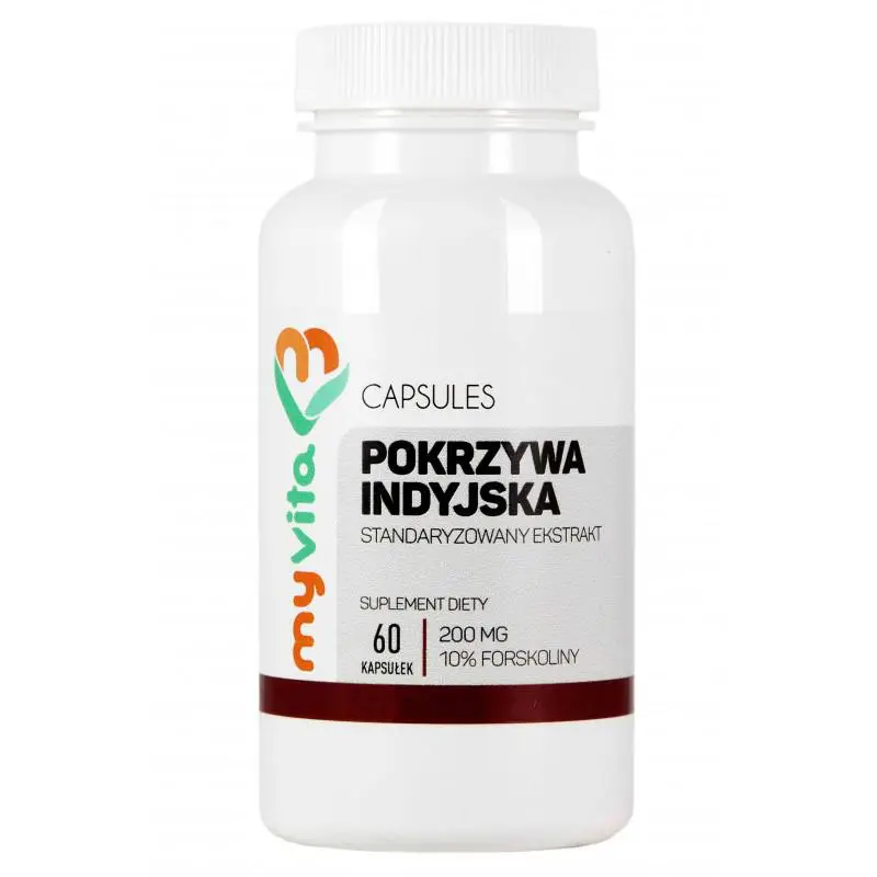 MyVita Pokrzywa indyjska 200 mg 60 kapsułek - 1 - Apteka HIT