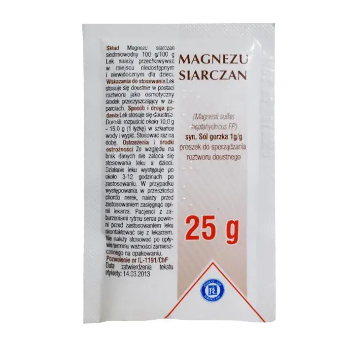 Magnezu siarczan (sól gorzka) Hasco 25 g - 1 - Apteka HIT