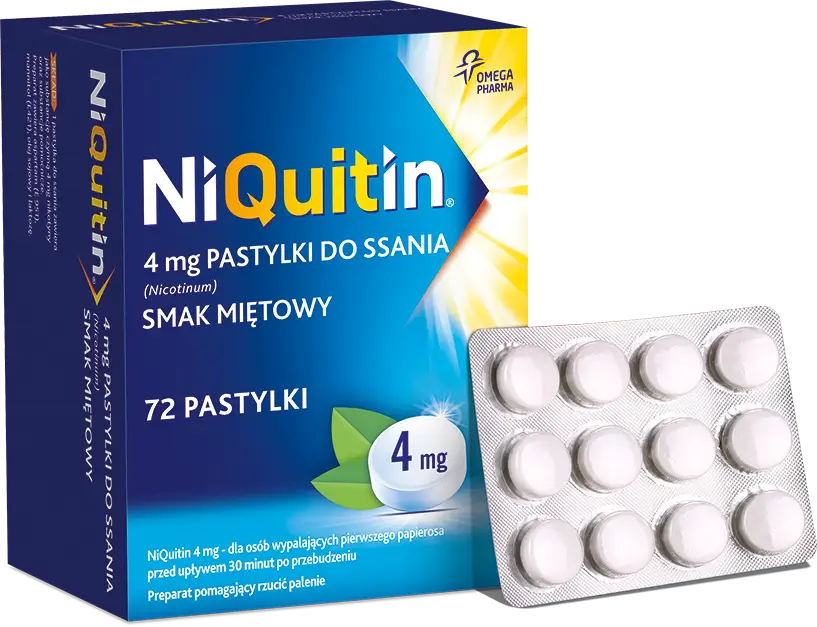 NiQuitin 4 mg pastylki do ssania 72 szt. - 1 - Apteka HIT