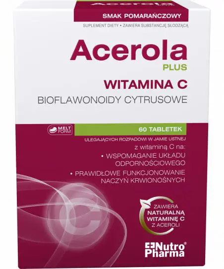 Acerola Plus tabl do ssania 60 tabl. - 1 - Apteka HIT