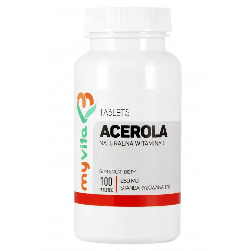 MyVita Acerola 250 mg 100 tabletek - 1 - Apteka HIT