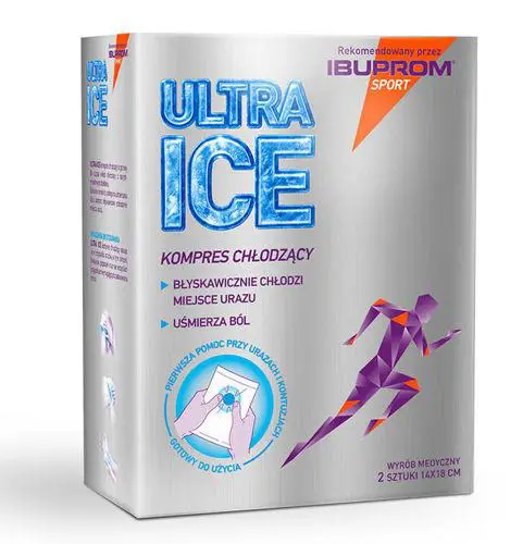 Ibuprom Ultra Ice kompres chłodzący 14 x 18 cm 2 szt. - 1 - Apteka HIT