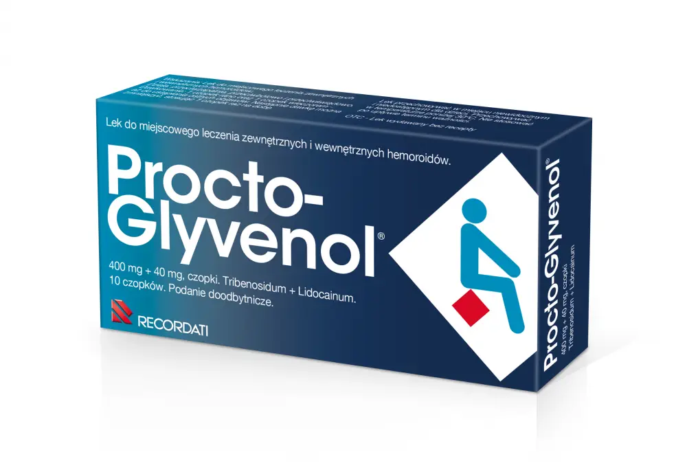 Procto-Glyvenol 10 czopków - 1 - Apteka HIT