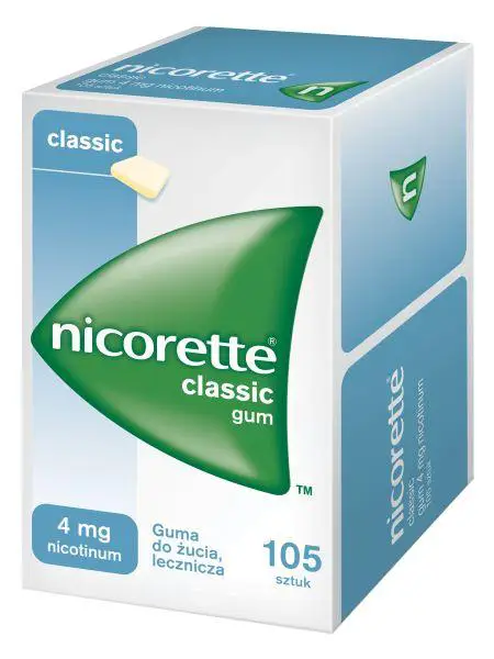 Nicorette Classic Gum 4 mg 105 szt. - 1 - Apteka HIT