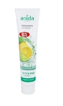 Anida krem do rąk glicerynowo-cytrynowy z limonką 125ml - 1 - Apteka HIT