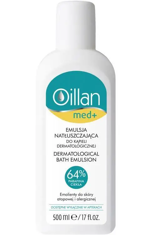 Oillan med+ Kojąco-ochronna emulsja do mycia 200 ml - 1 - Apteka HIT