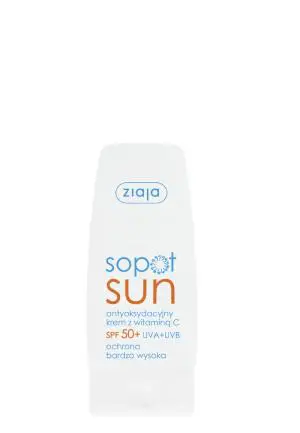 Ziaja Sopot Sun Krem antyoksydacyjny z witaminą C SPF 50 50 ml - 1 - Apteka HIT