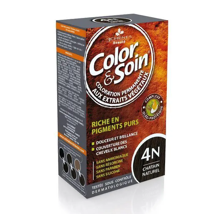 COLOR&SOIN farba do włosów 4N szatyn naturalny 135 ml - 1 - Apteka HIT