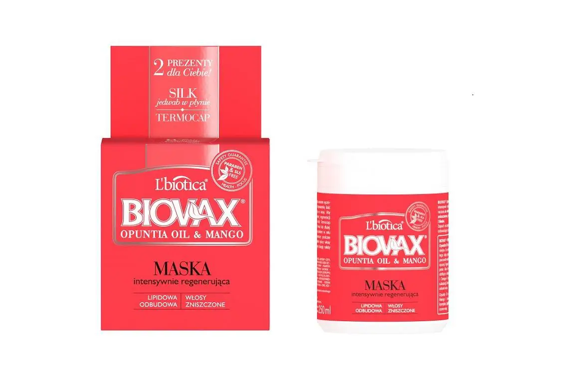 LBiotica Biovax Olej Z Opuncji Mango maseczka 250 ml - 1 - Apteka HIT