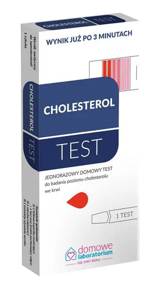 TEST Cholesterol do oznaczania poziomu cholesterolu we krwi 1 szt. - 1 - Apteka HIT