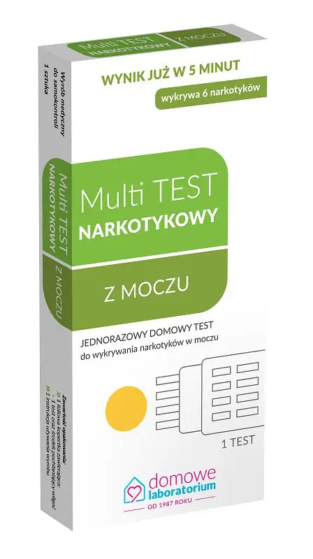 Test Multi wykrywa narkotyki w moczu 1 szt. - 1 - Apteka HIT