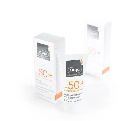 Ziaja Med SPF 50+ Kem przeciwzmarszczkowy do twarzy dla skóry suchej i dojrzałej 50 ml - 1 - Apteka HIT