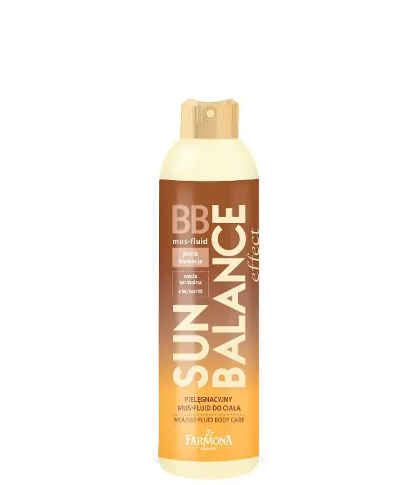 Farmona Sun Balance BB pielęgnacyjny mus-fluid do ciała jasna karnacja 200 ml - 1 - Apteka HIT