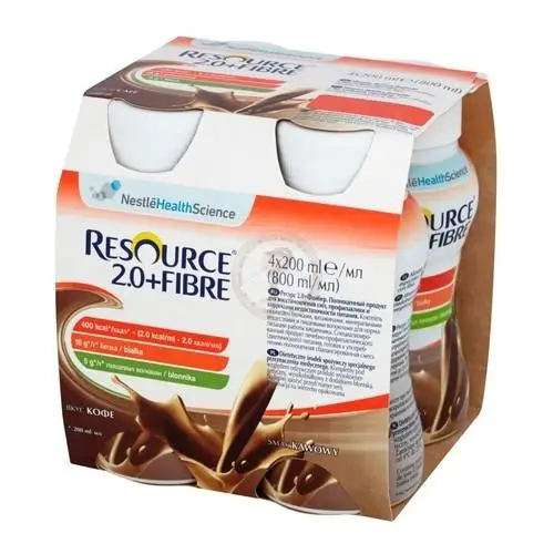 Resource 2.0 Fibre smak kawowy 4x200 ml - 1 - Apteka HIT