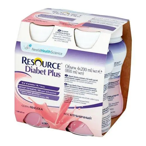 Resource Diabet Plus smak truskawkowy 4x200 ml - 1 - Apteka HIT