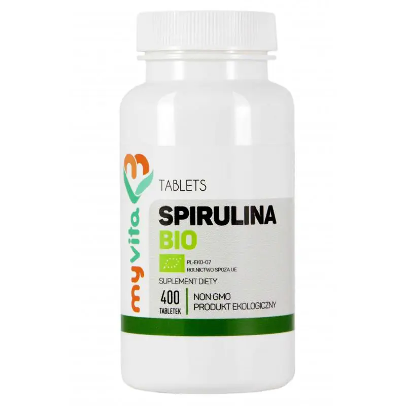 MyVita Spirulina Bio 400 tabletek - 1 - Apteka HIT