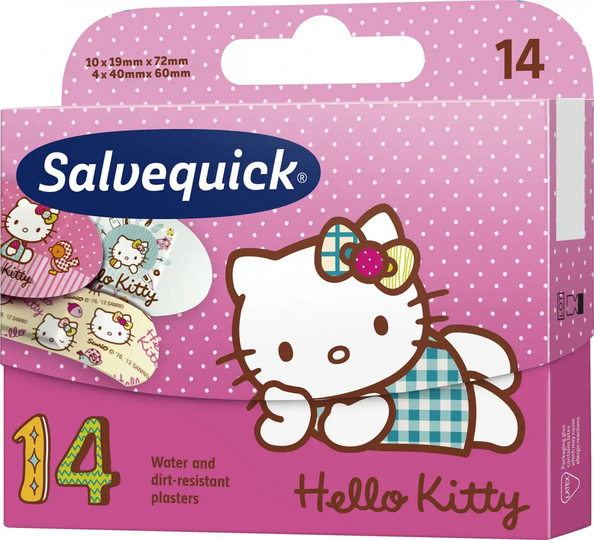 Plastry Salvequick Hello Kitty 14 szt. - 1 - Apteka HIT