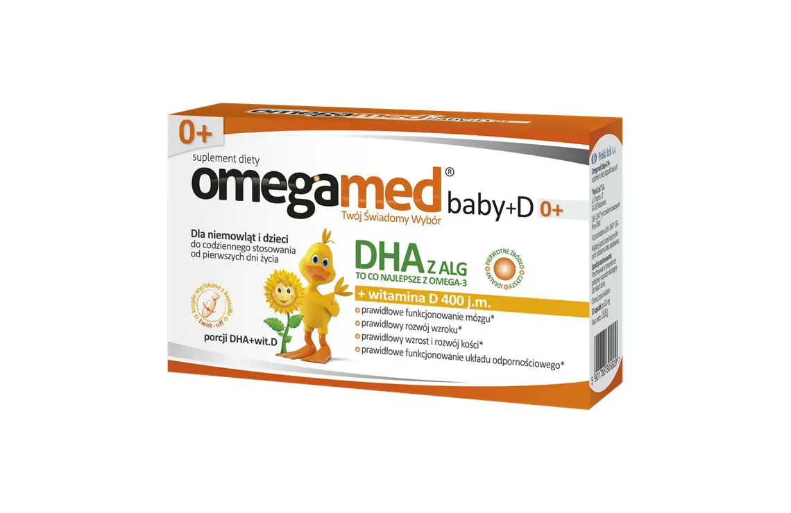 Omegamed Baby + D 0m+ 60 kaps. twist-off - 1 - Apteka HIT