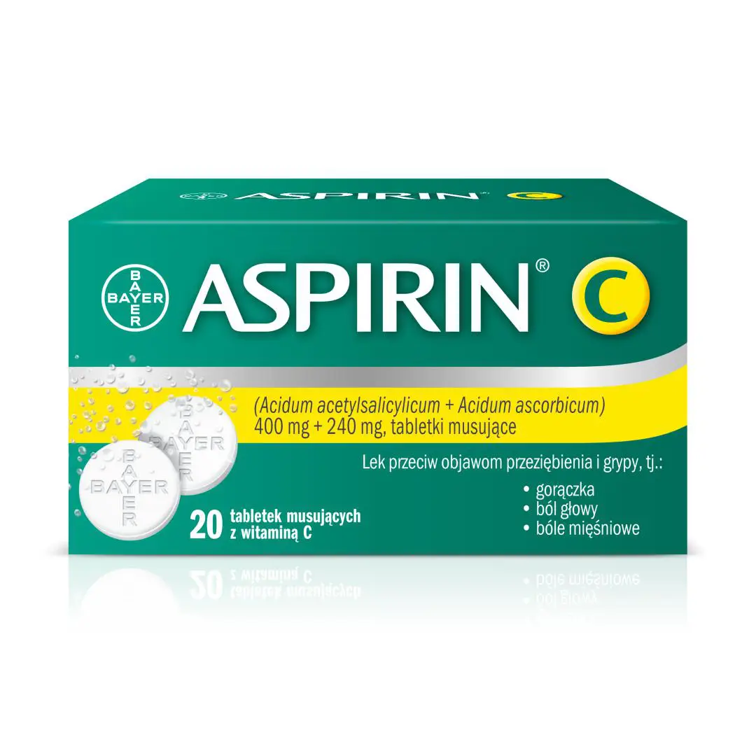 Aspirin C 20 tabl. mus. - 1 - Apteka HIT