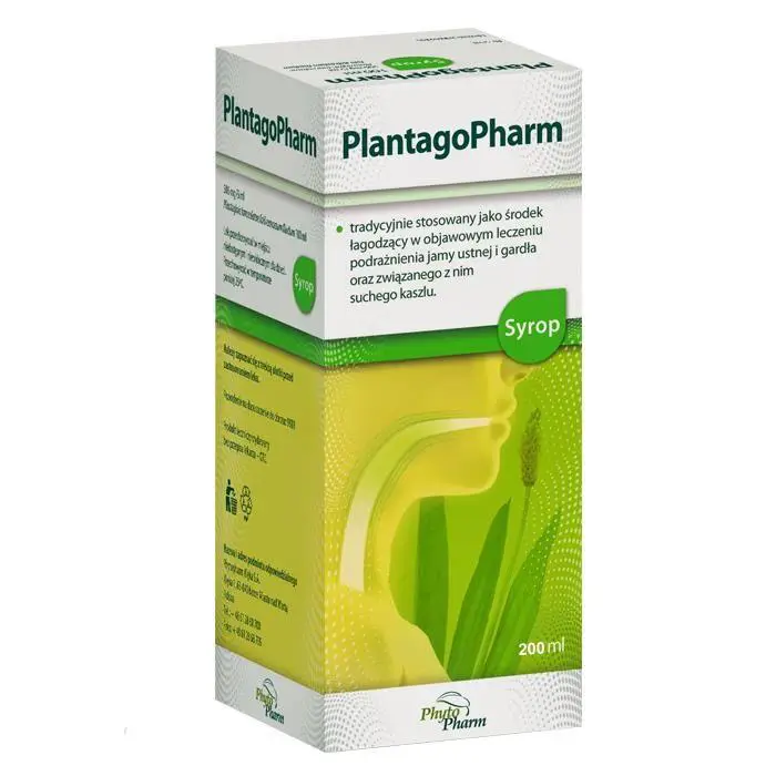 Plantagopharm syrop 200 ml - 1 - Apteka HIT