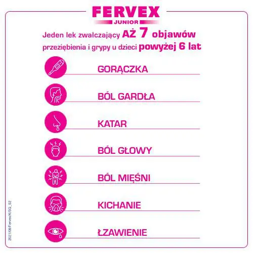 Fervex Junior 8 sasz. - 2 - Apteka HIT