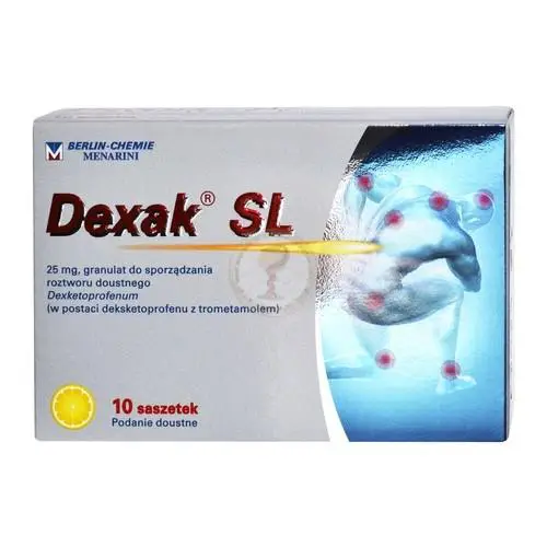 Dexak SL 25 mg 10 sasz. - 1 - Apteka HIT