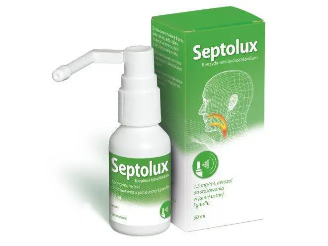 Septoluxaerozol do stosowania w jamie ustnej 30ml. - 1 - Apteka HIT