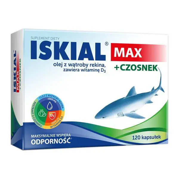 Iskial Max + czosnek 120 kaps. - 1 - Apteka HIT