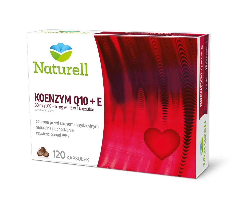 Naturell Koenzym Q10 + E 120 kaps. - 1 - Apteka HIT