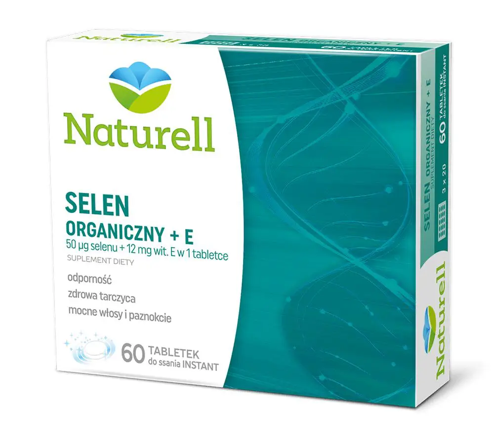 Naturell Selen organiczny + E 60 tabl. - 1 - Apteka HIT