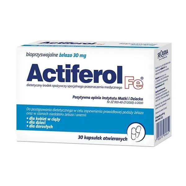 Actiferol Fe 30 mg 30 kaps. - 1 - Apteka HIT