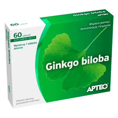 Ginkgo Biloba Apteo 60 tabl. - 1 - Apteka HIT