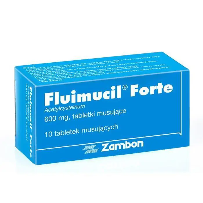 Fluimucil Forte 600 mg 10 tabl. musujących - 1 - Apteka HIT
