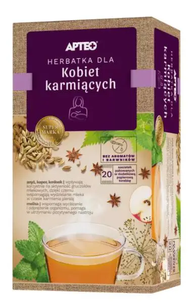 Herbatka dla kobiet karmiących Apteo Natura 20 sasz. - 1 - Apteka HIT