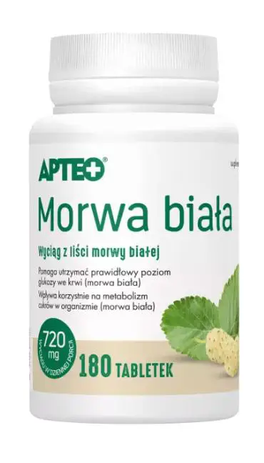 Morwa biała Apteo 180 tabl. - 1 - Apteka HIT