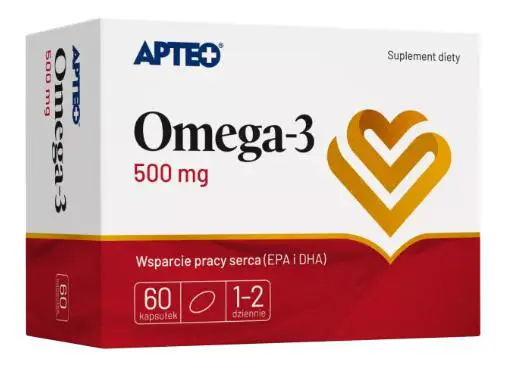 Omega-3 500 mg. Apteo 60 kaps. - 1 - Apteka HIT