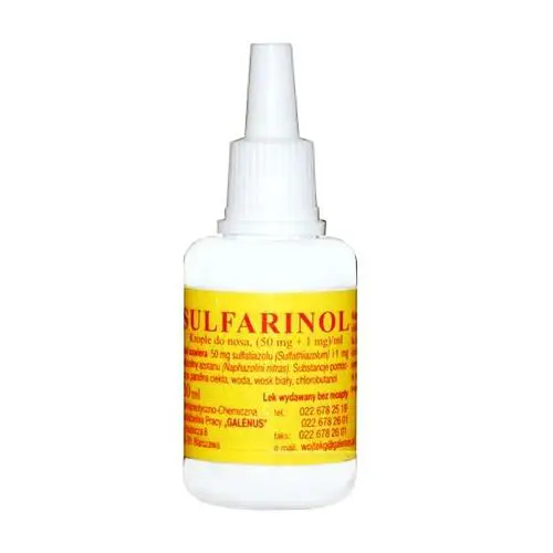 Sulfarinol krople do nosa 20 ml - 1 - Apteka HIT